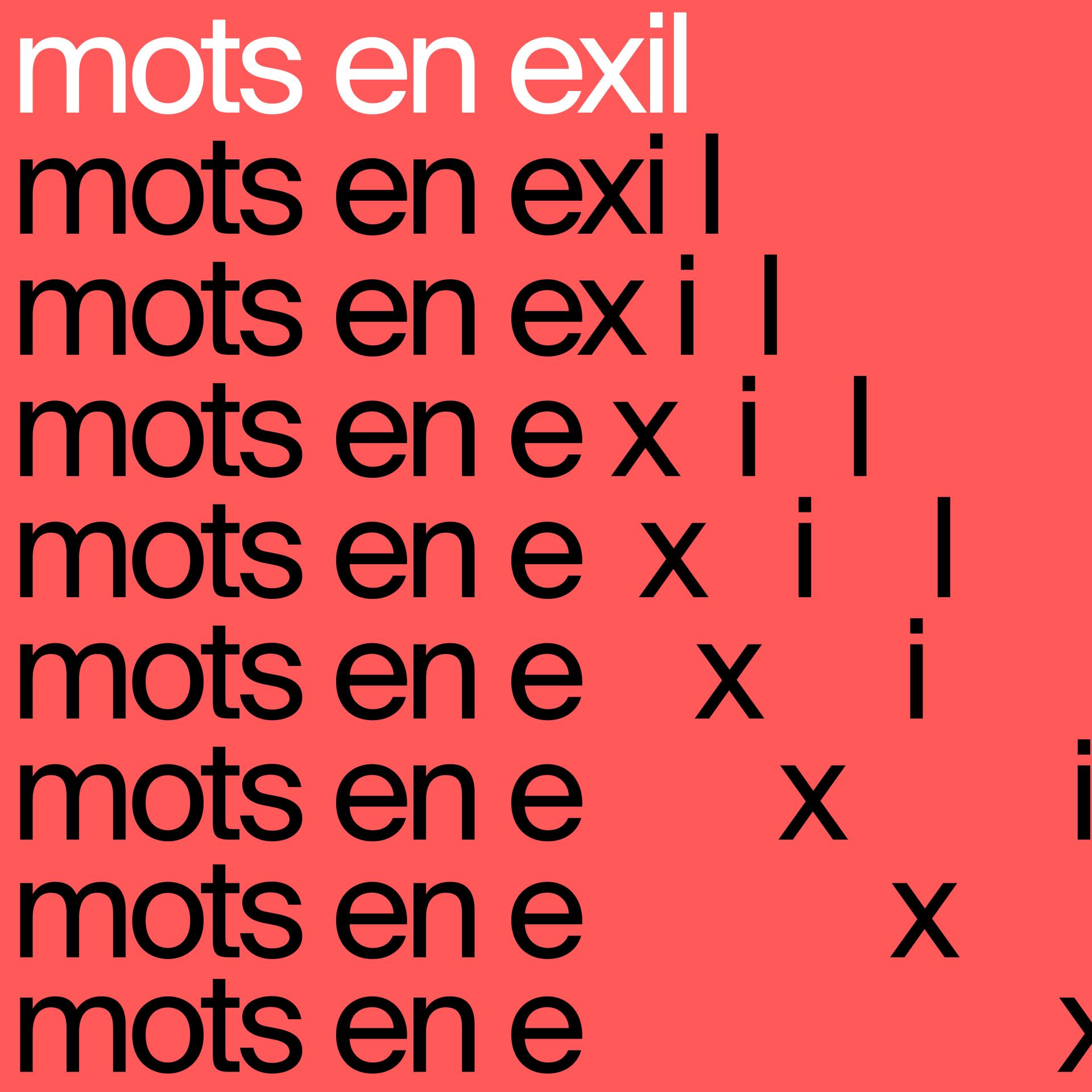 Mots en exil #16